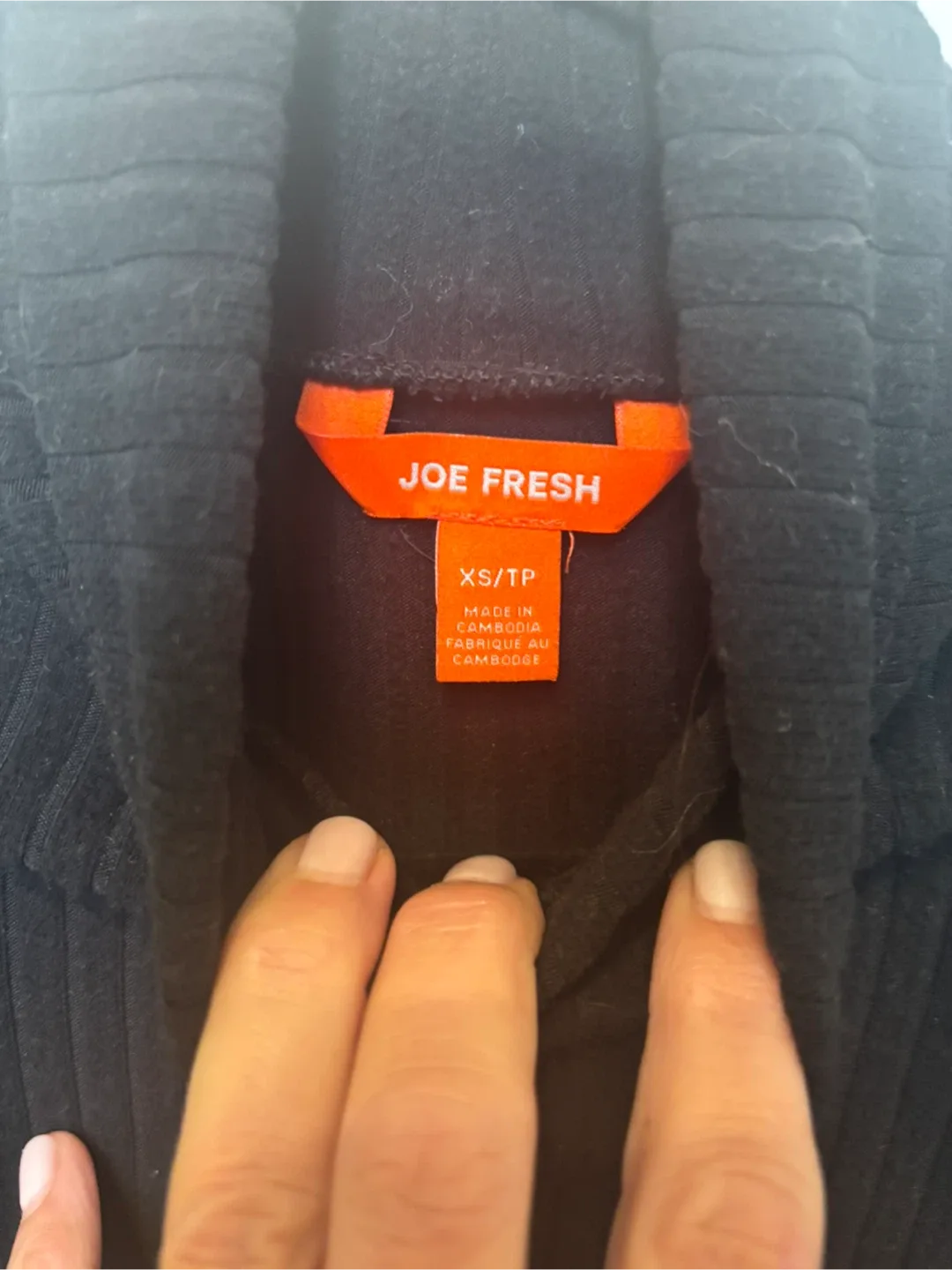 Joe Fresh Black Turtleneck Dress - Size XS image indicator(2)