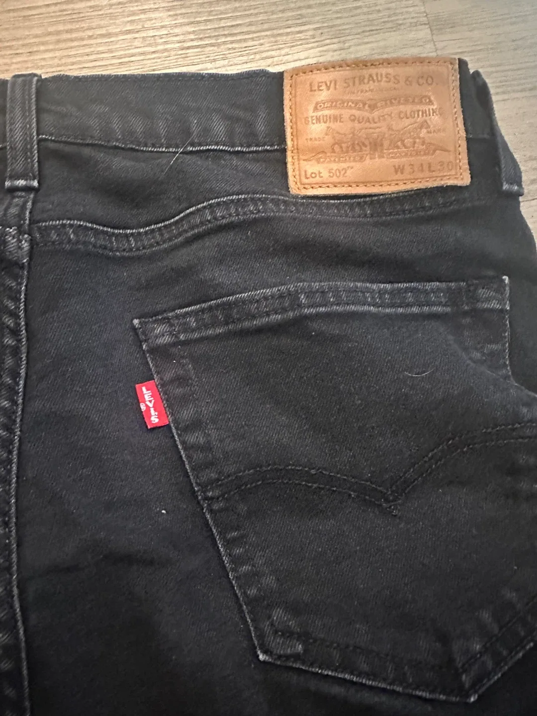 Levi's 502 Jeans - Black, W34 L30 image indicator(4)