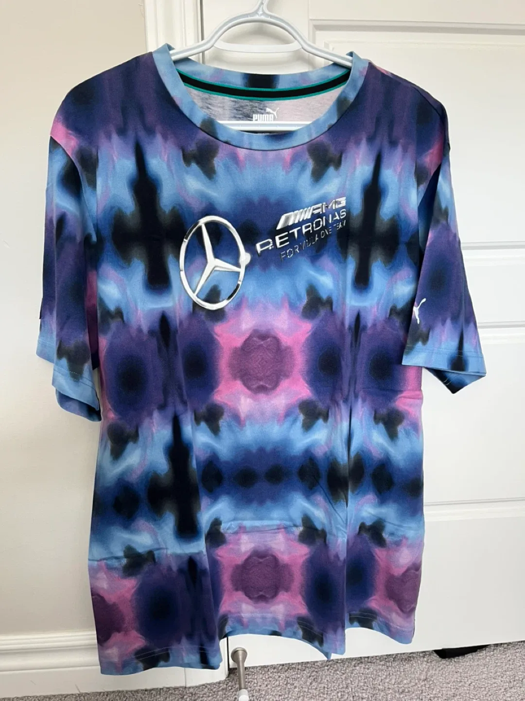 Puma Mercedes F1 Tie Dye T-Shirt - Size L thumbnail