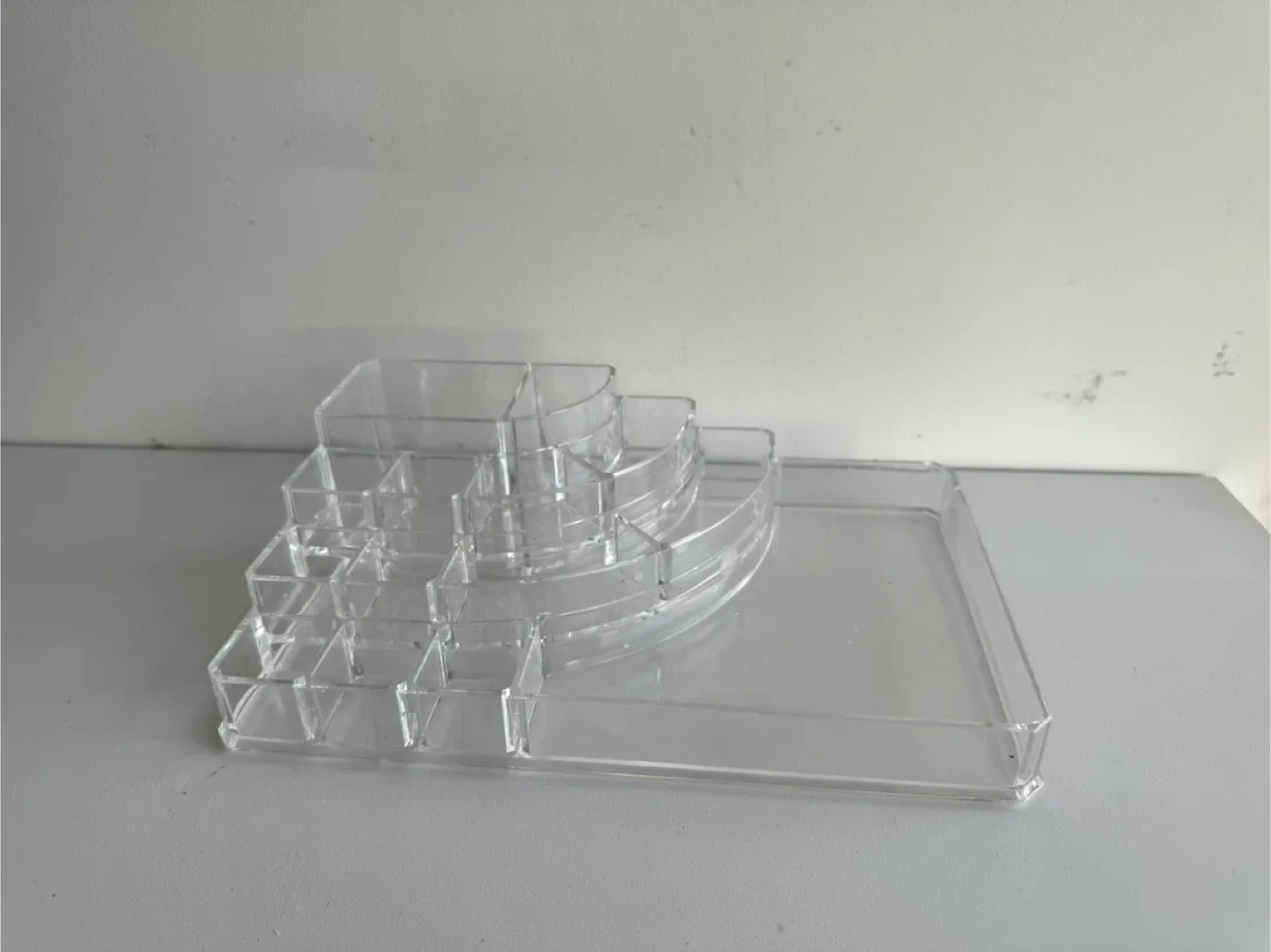 Clear Acrylic Makeup Organizer thumbnail