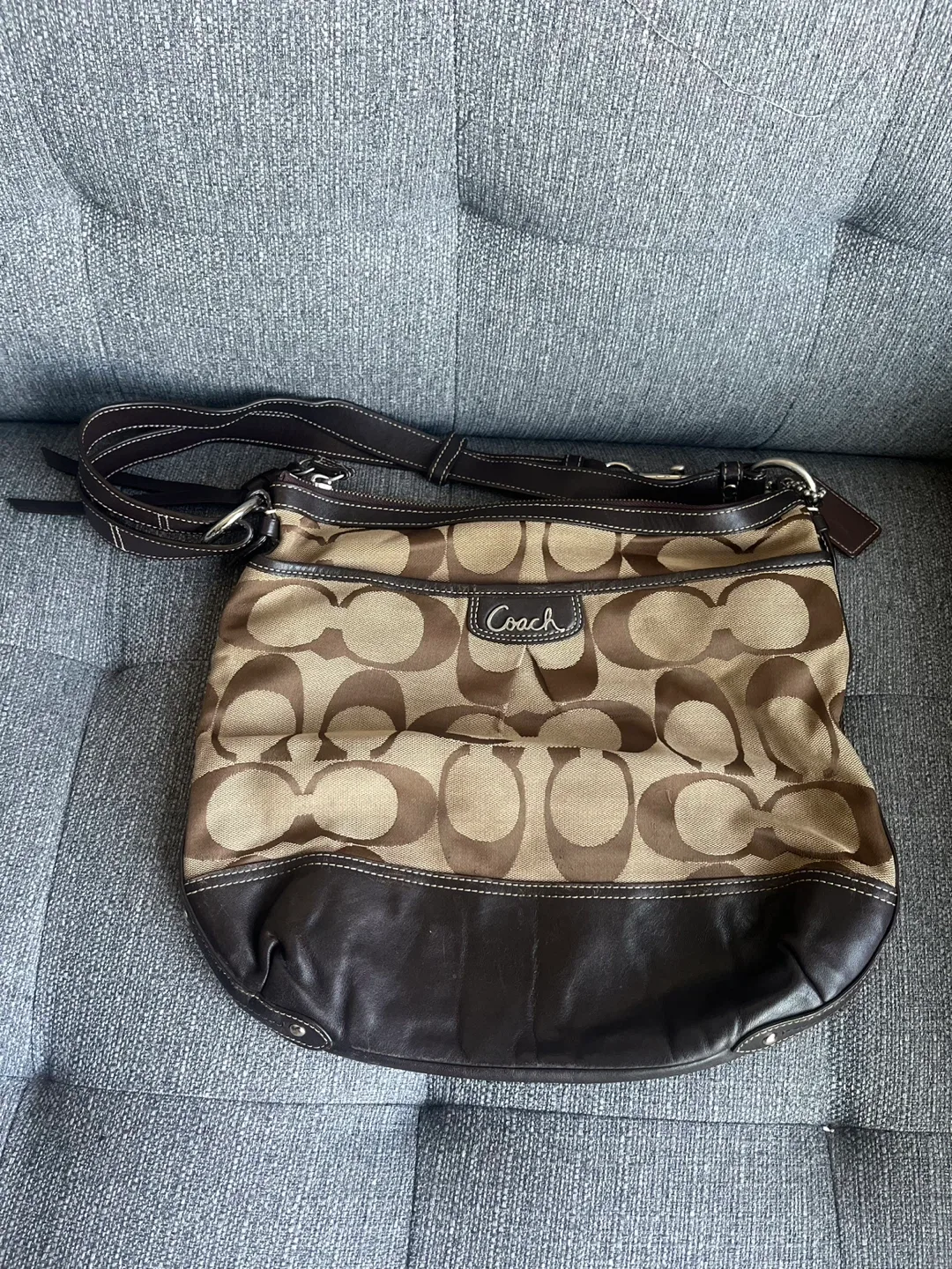 Coach Women's Vintage Brown Crossbody & shoulder Bag thumbnail
