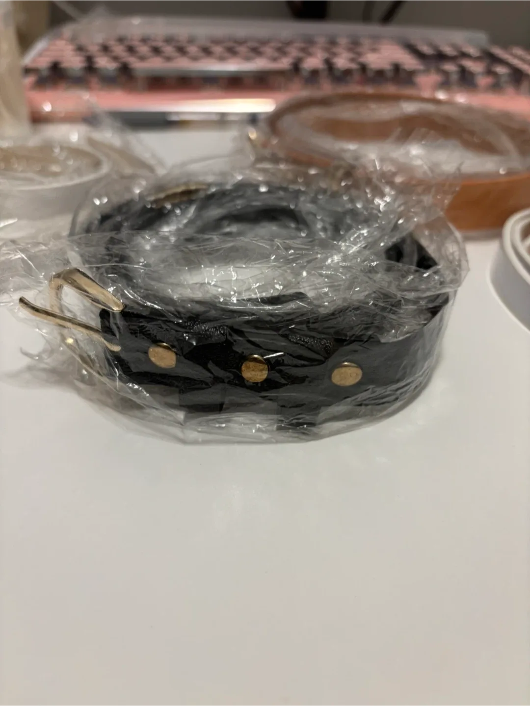 New Black Belt with Gold Buckle image indicator(2)