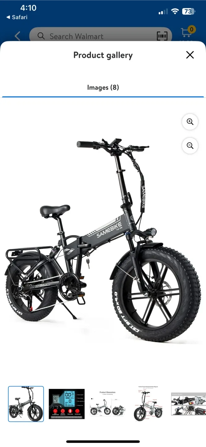 SAMEBIKE Folding Electric Bike image indicator(2)