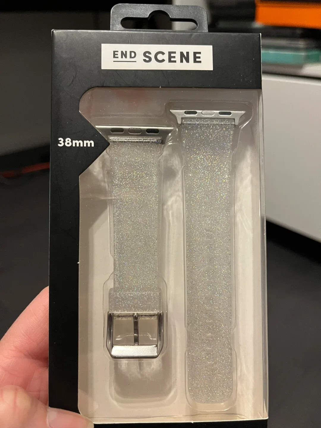 End Scene Glitter Apple Watch Band 38mm - New! image indicator(2)