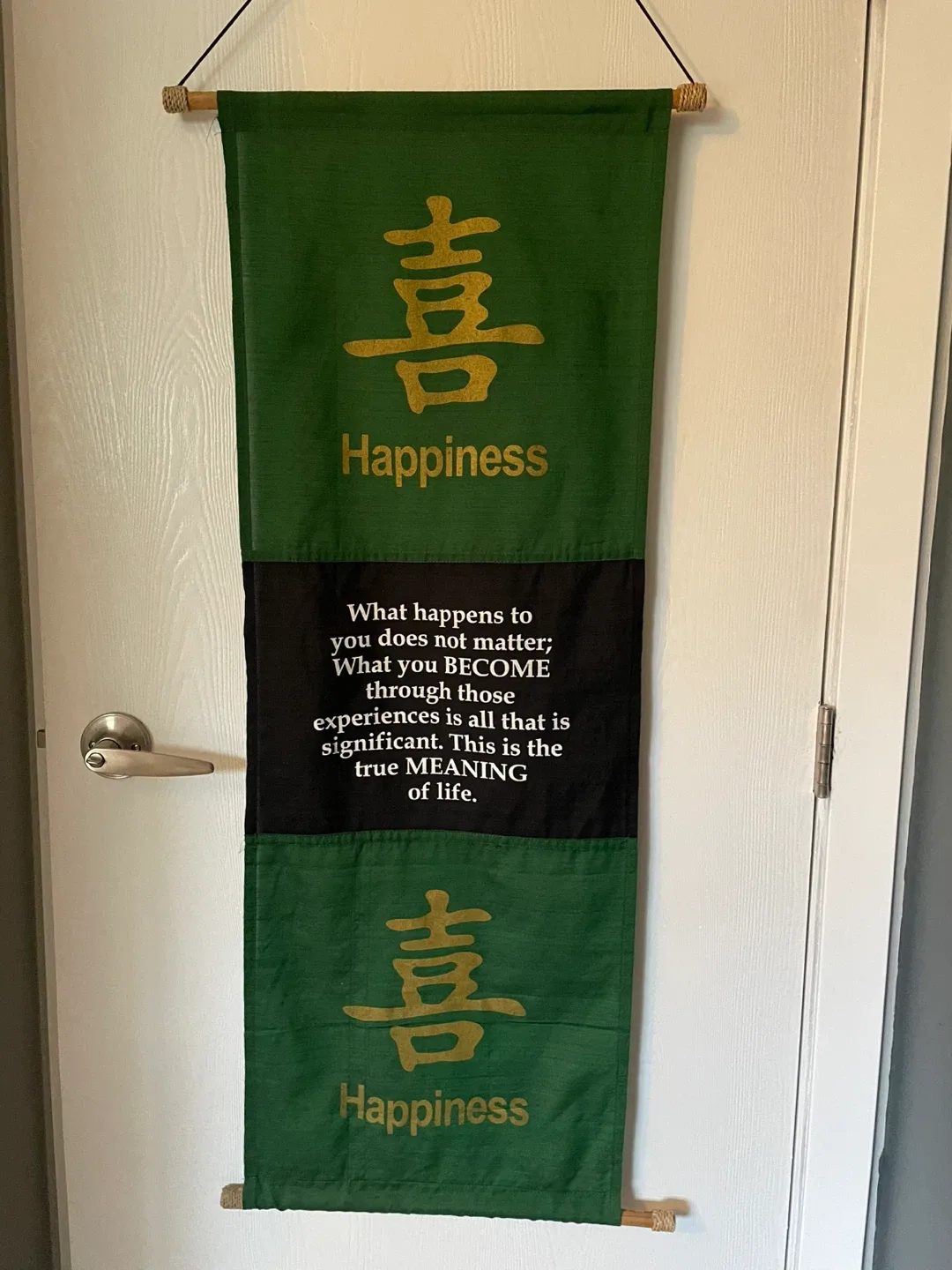 Green Happiness Wall Hanging