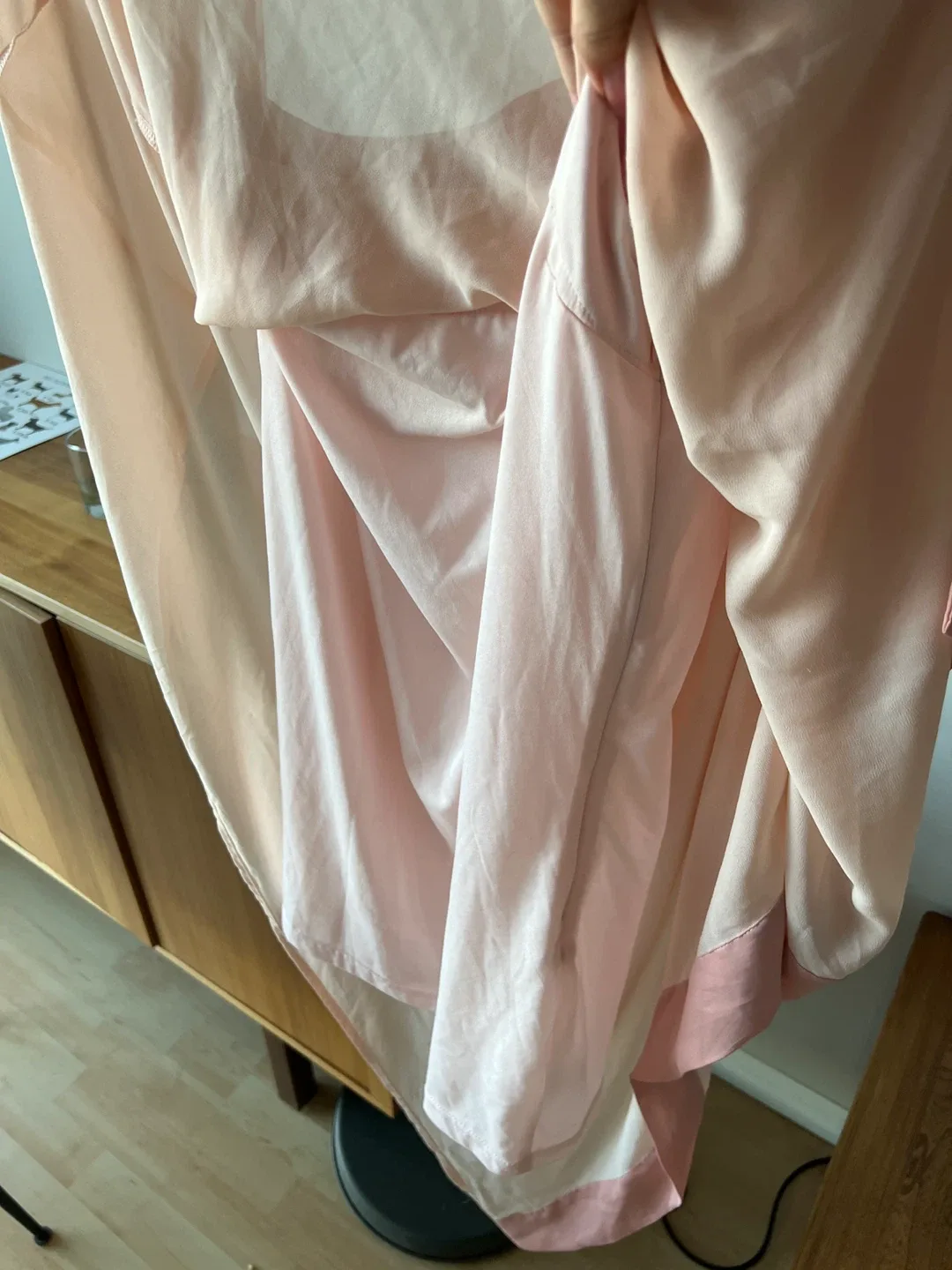 Lush Pink One Shoulder Blouse/dress - Size S image indicator(4)