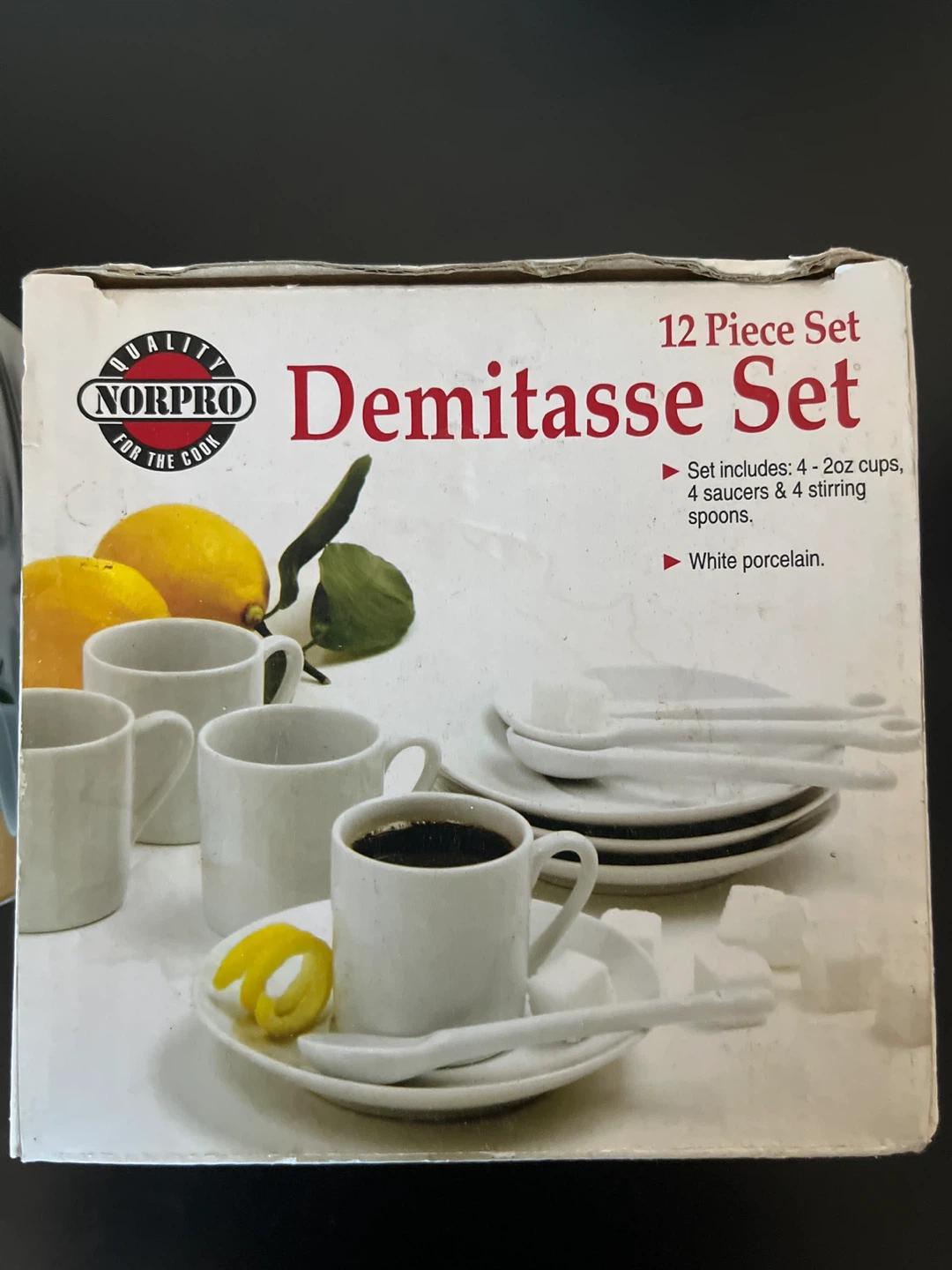 Norpro Demitasse Set - 12 Piece - New in Box - photo 4