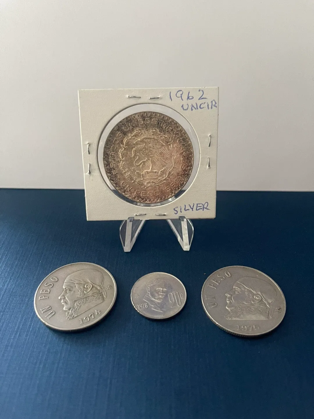 Mexico coin lot with silver image indicator(2)