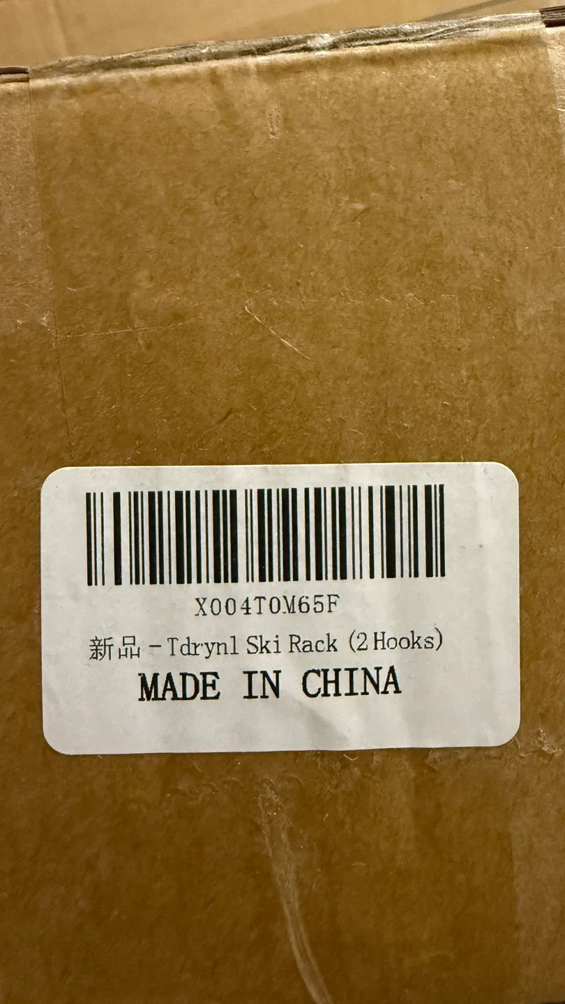 Tdrynl Heavy Duty Ski Wall Rack (2 Hooks) image indicator(3)