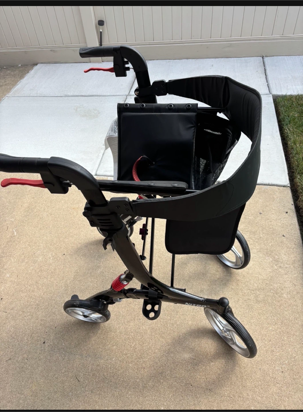Drive Nitro Elite Rollator Walker - Black - photo 4