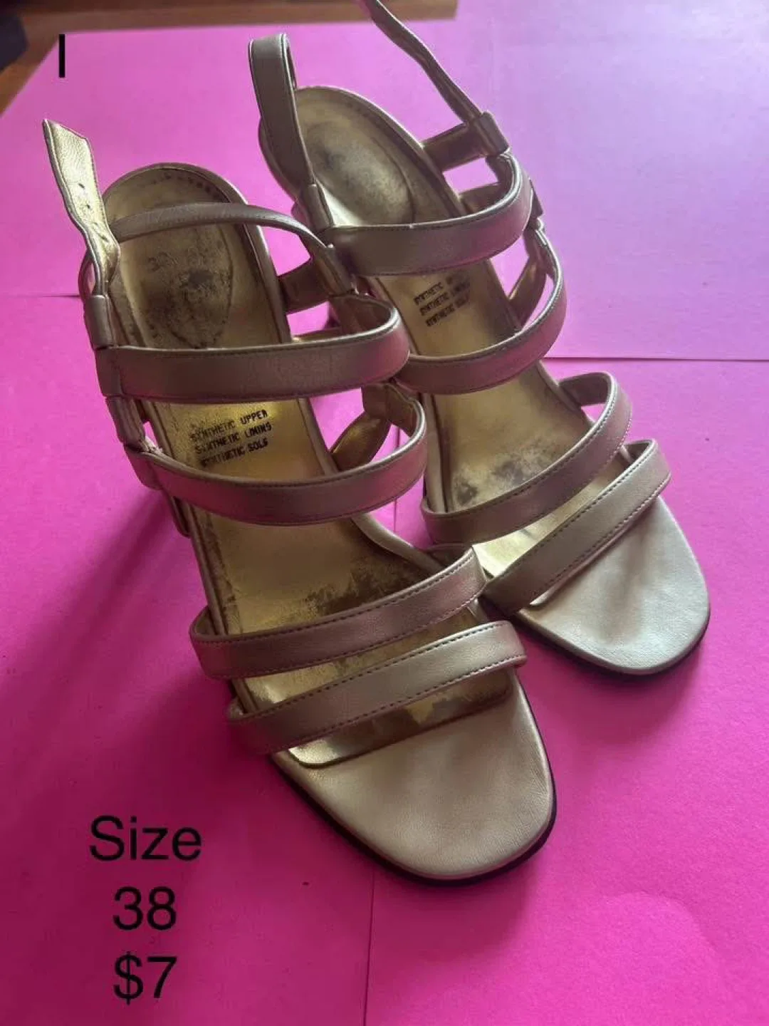 Gold Heels - Size 38 thumbnail