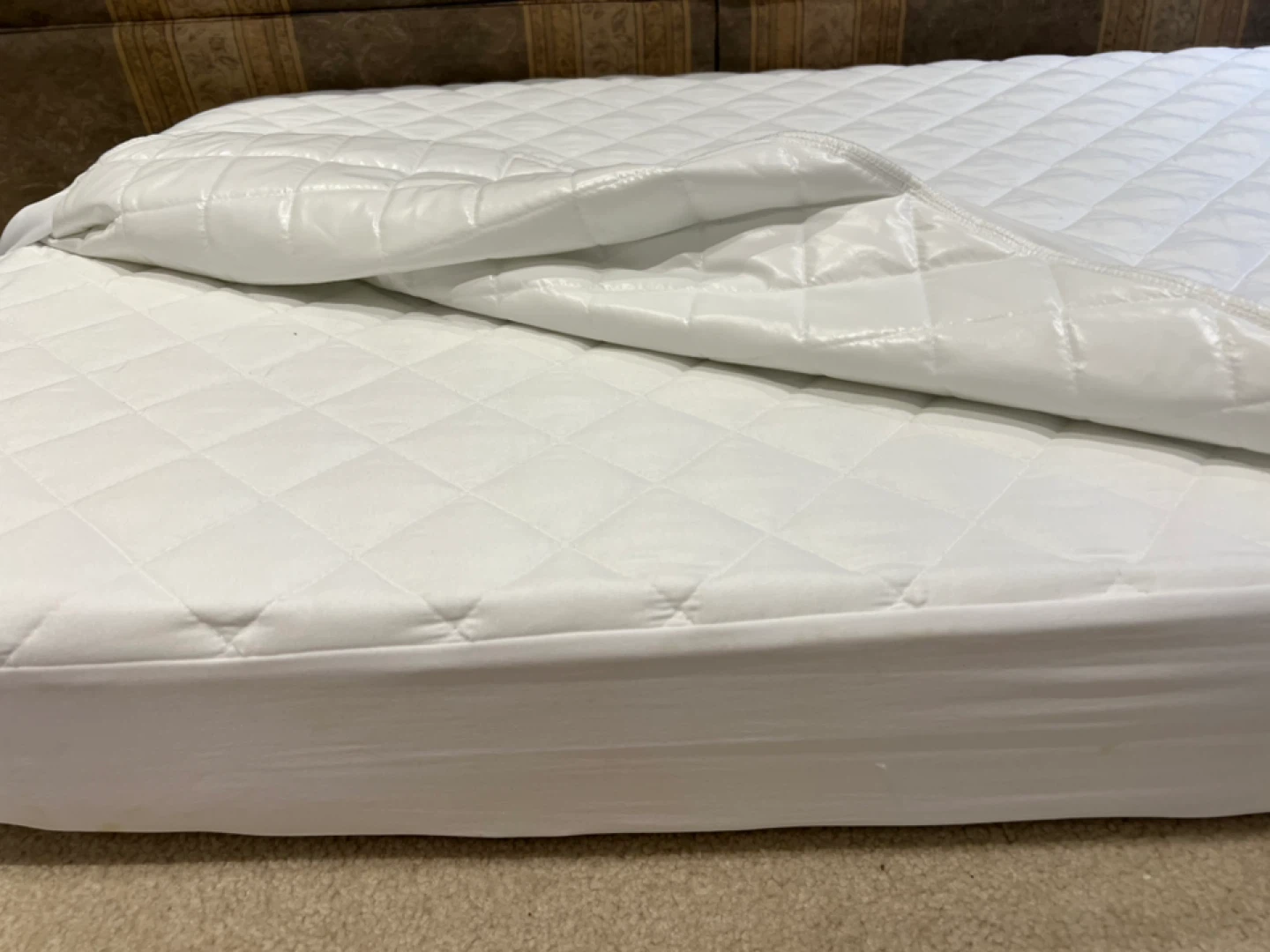 Toddler Mattress with waterproof pad n 3 fitted sheets