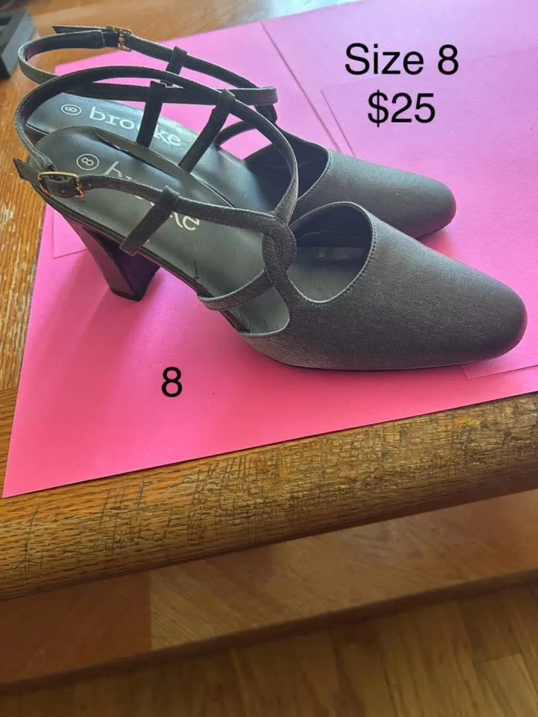 Grey Heels - Size 8 thumbnail