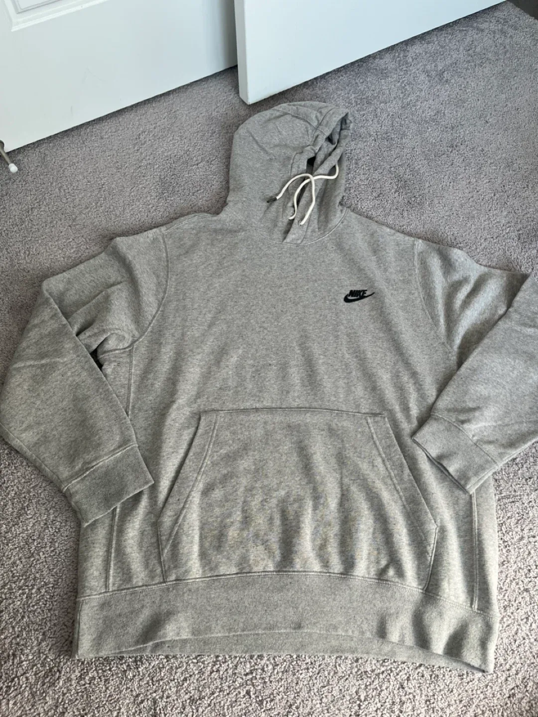 Nike Grey Hoodie - Size Large thumbnail