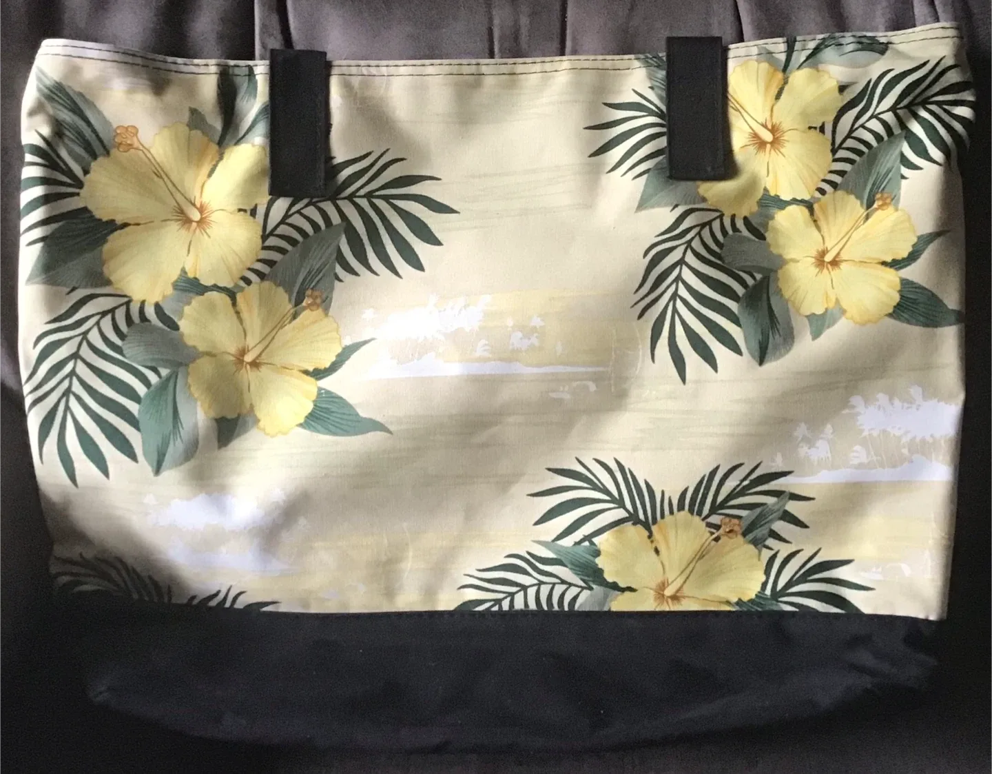 Floral Hawaiian Islands Tote Bag image indicator(4)