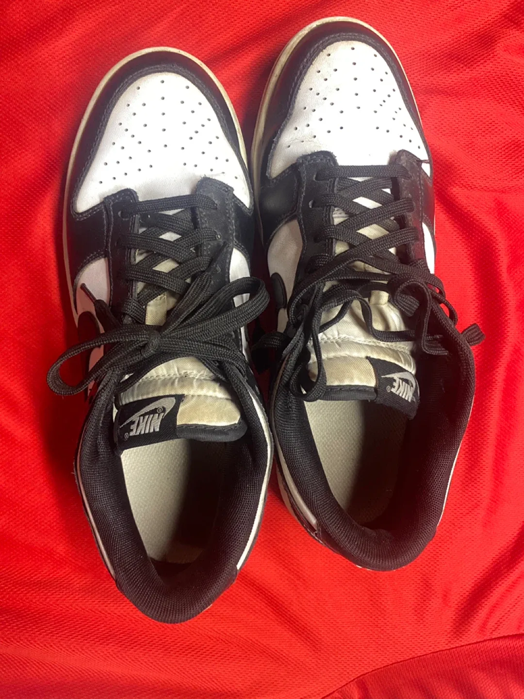 Nike Dunk Low Black & White Shoes image indicator(2)