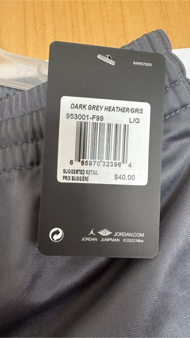 Jordan Jumpman Dark Grey Heather Pants - Size L/G - photo 2