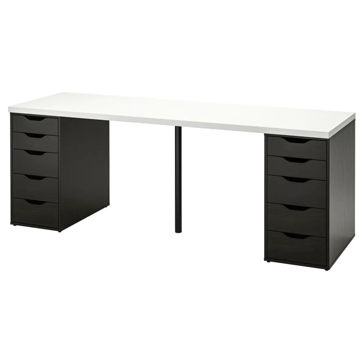 IKEA long table & black drawer