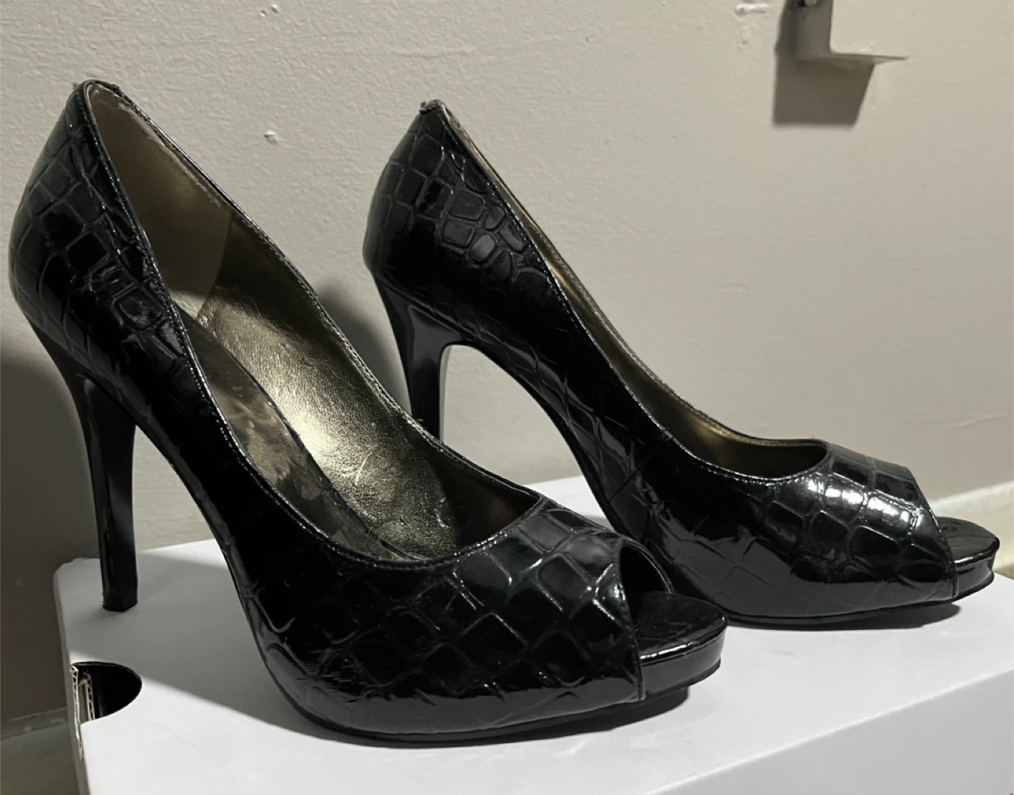 Nine West Black Heels, Size 7M - photo 2