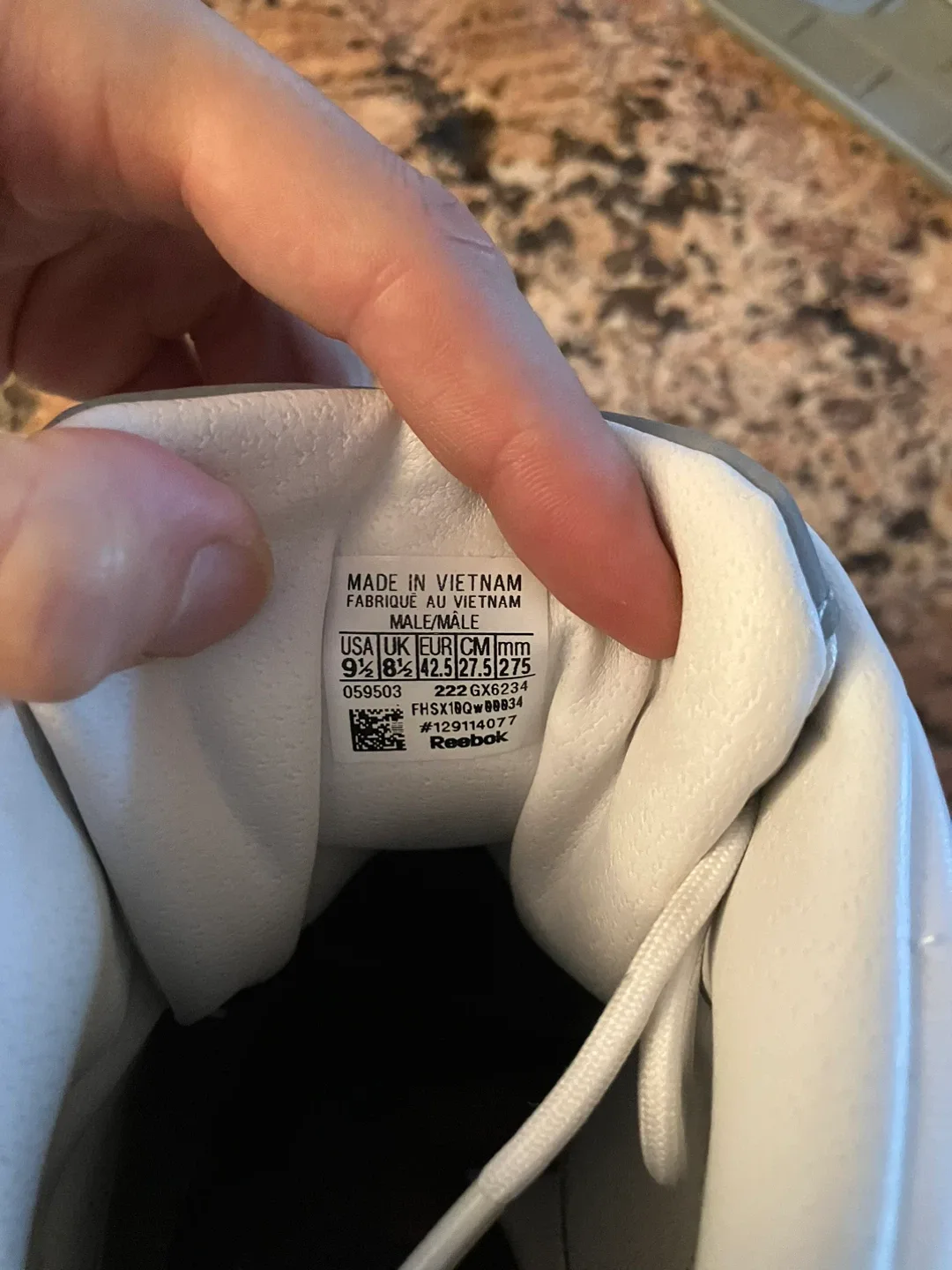 Reebok Answer IV White/Grey Sneakers image indicator(6)