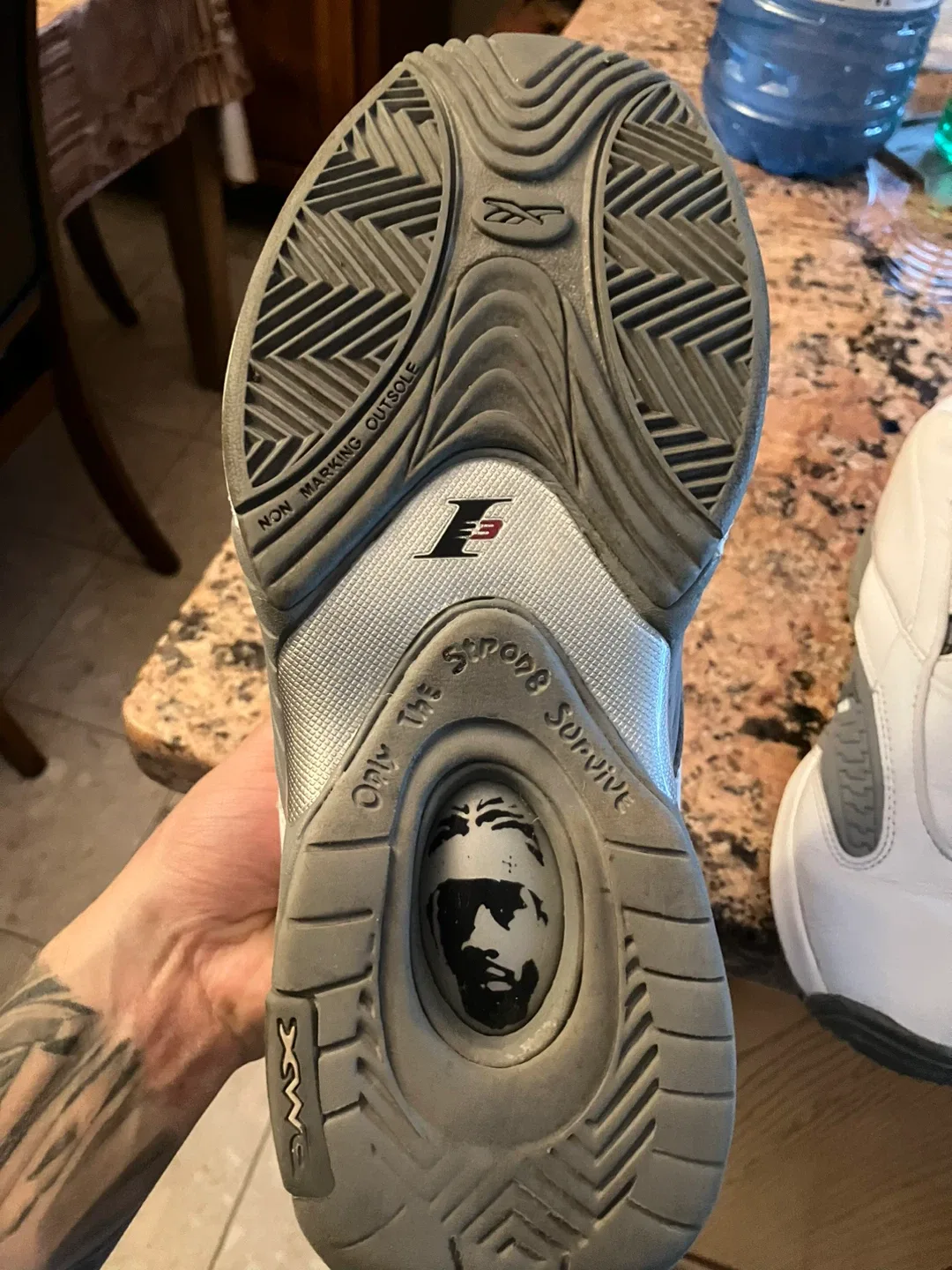 Reebok Answer IV White/Grey Sneakers image indicator(3)