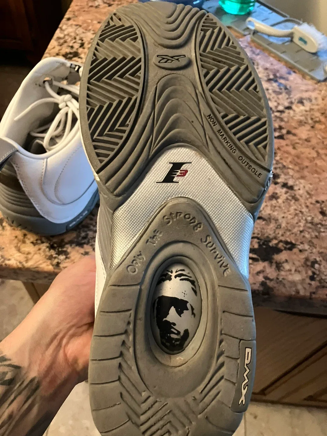 Reebok Answer IV White/Grey Sneakers image indicator(4)