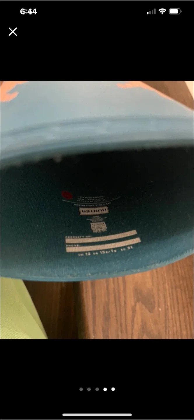 Hunter Kids' First Classic Rain Boots - Size 12 image indicator(5)