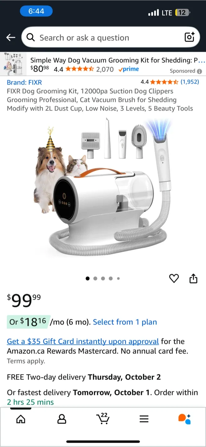 AIRROBO Dog Grooming Vacuum Kit image indicator(3)