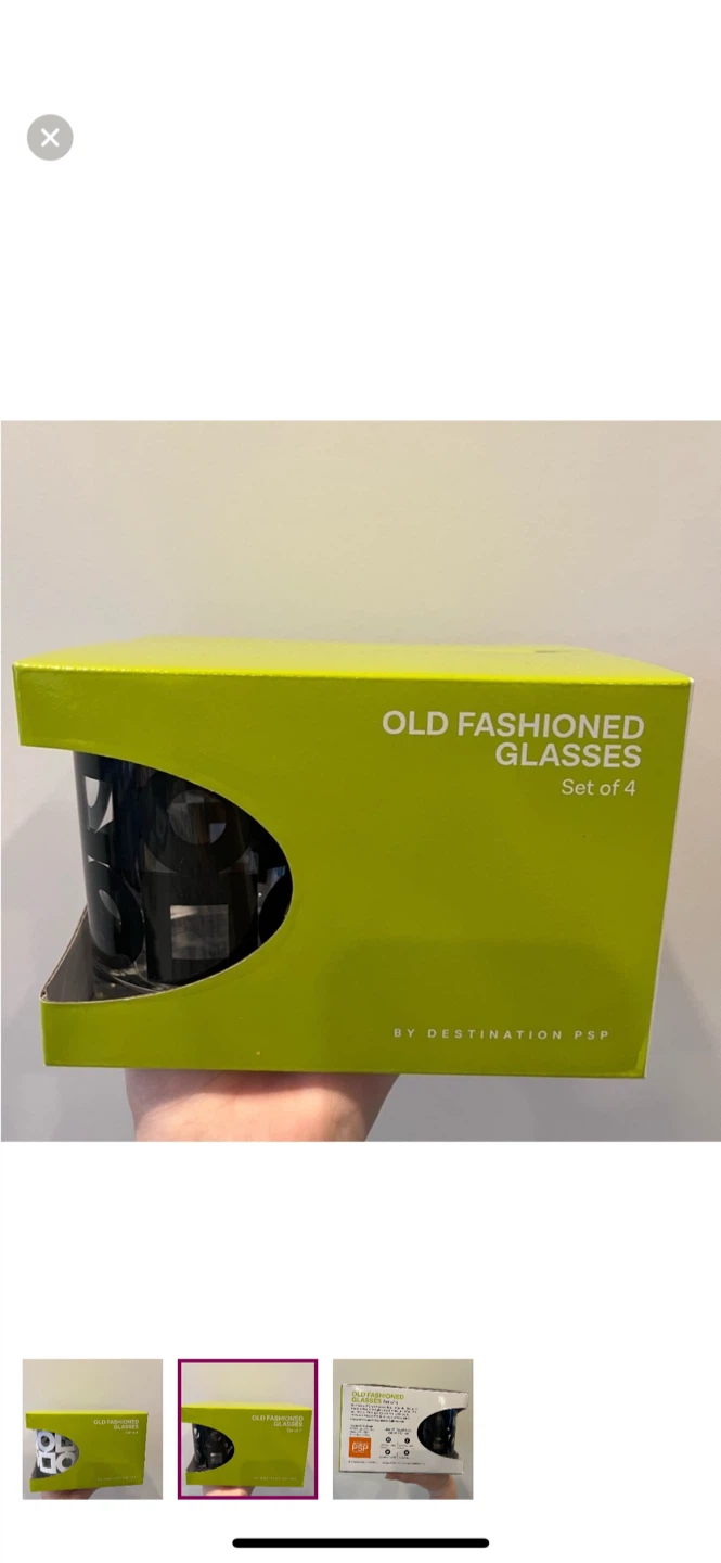 Destination PSP Old Fashioned Glasses - Set of 4 - photo 3