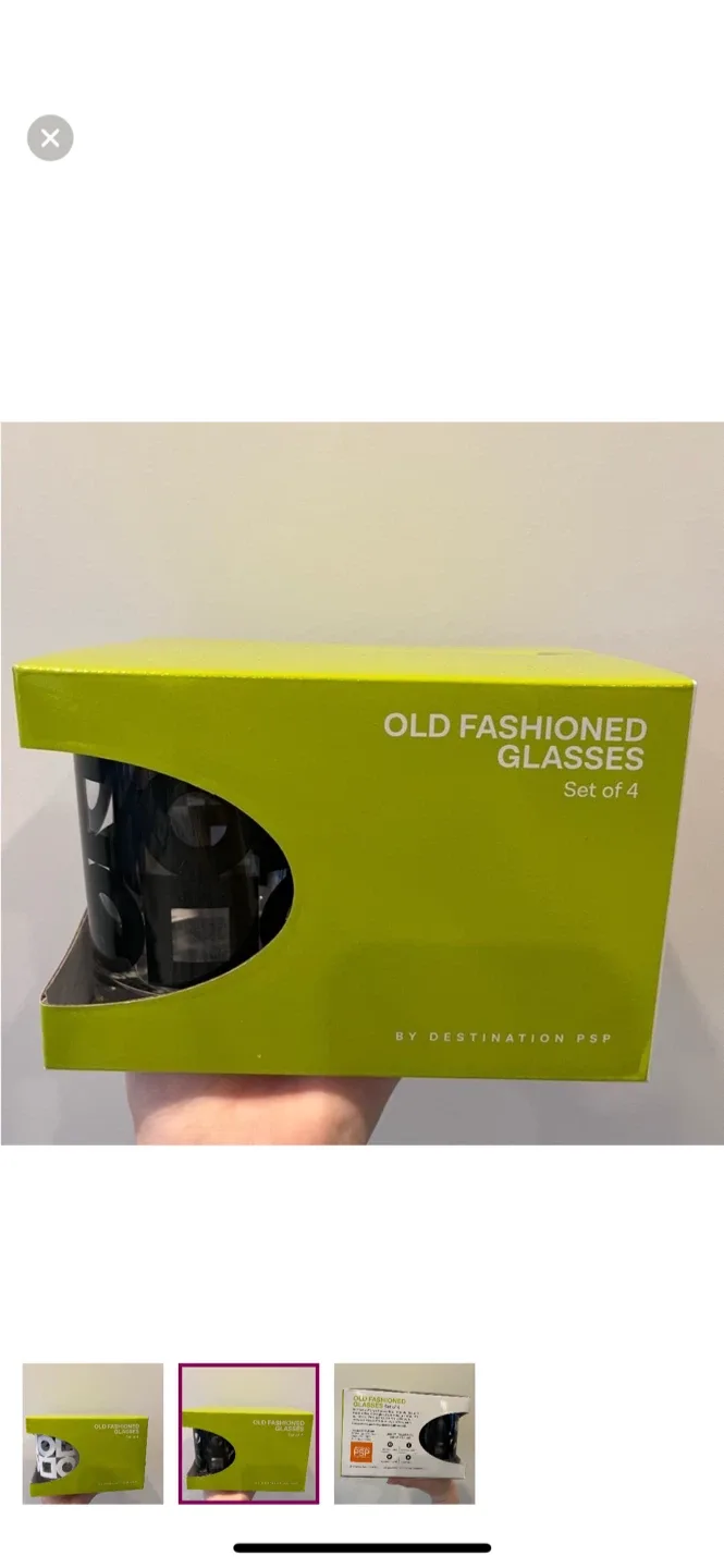 Destination PSP Old Fashioned Glasses - Set of 4 image indicator(3)