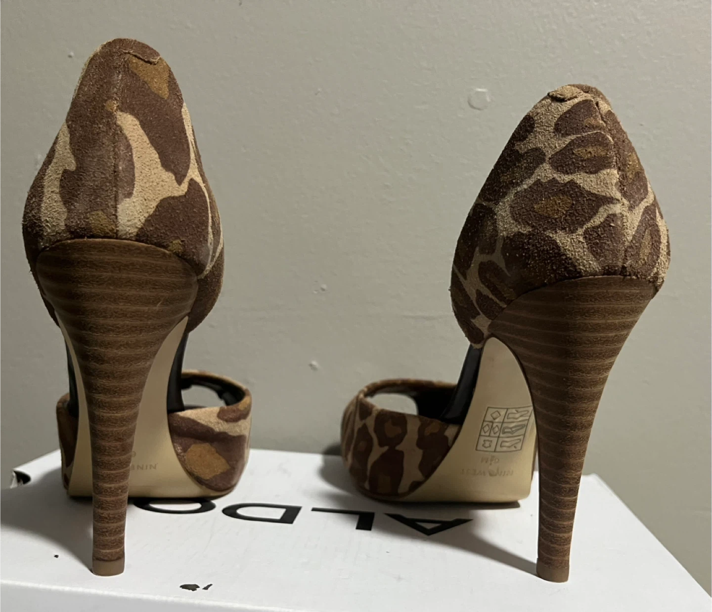 Aldo Animal Print Heels - Size 9 - photo 4