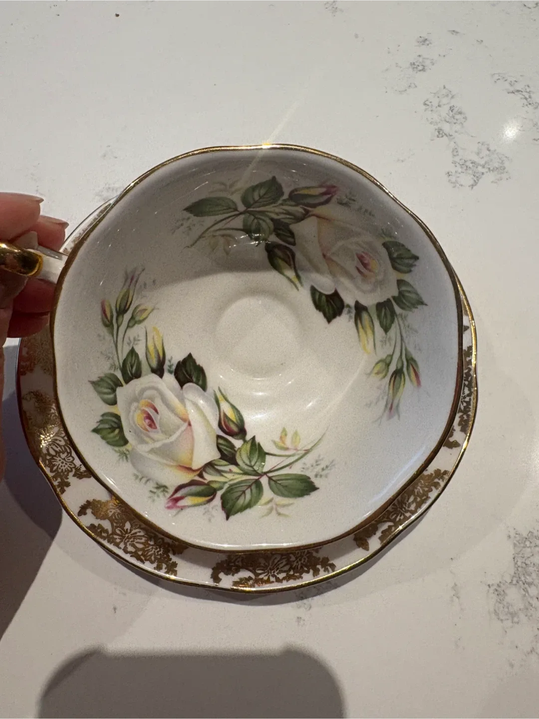 Queen's Rosina Fine Bone China Teacup & Saucer image indicator(4)