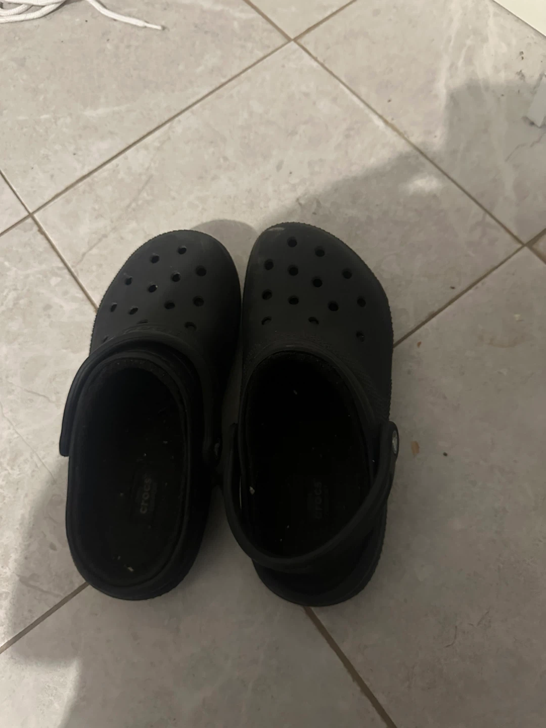 Crocs Classic Lined Clogs - Black - Size 9