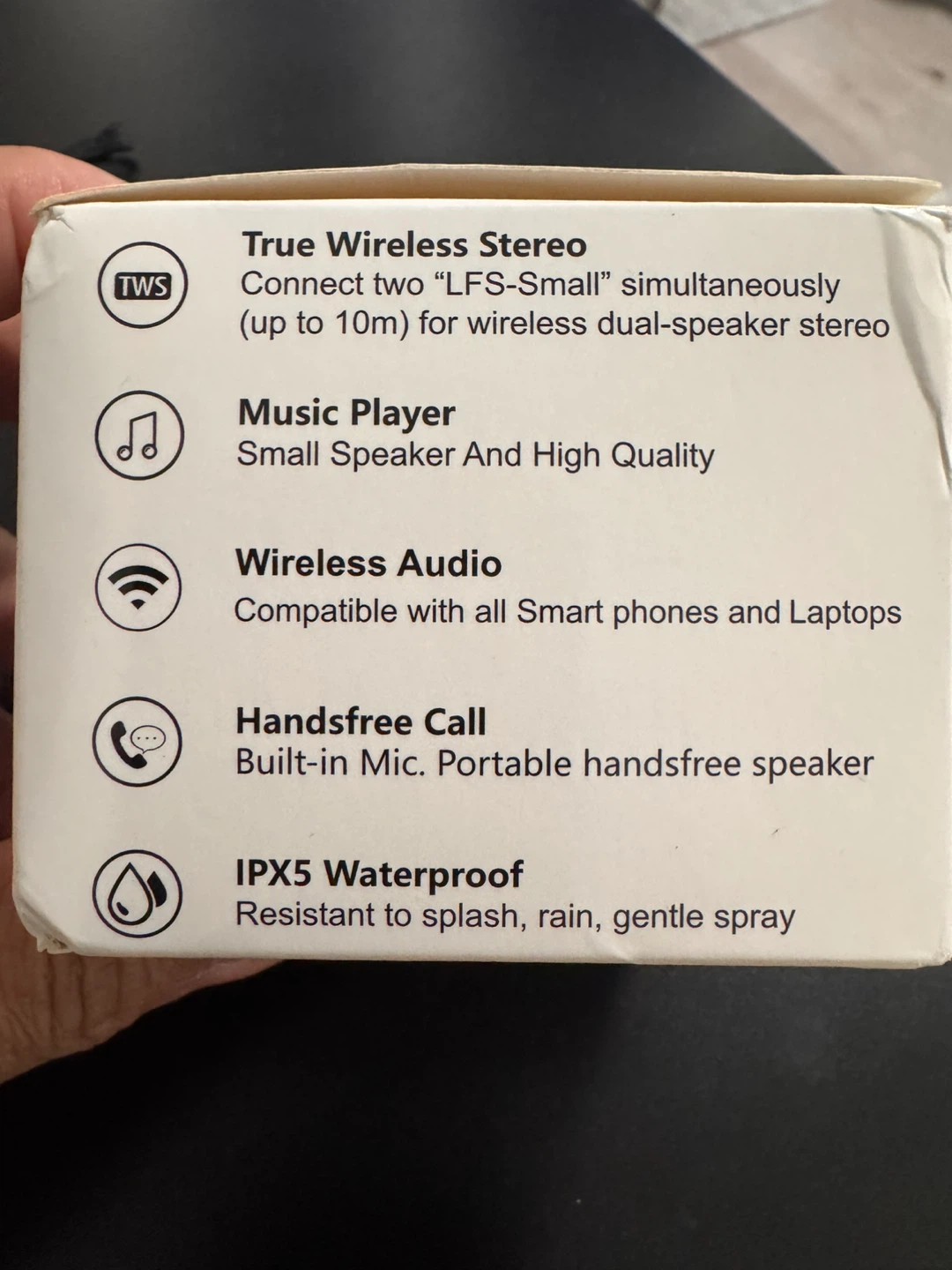 LFS-Small Wireless Portable Speaker - photo 3