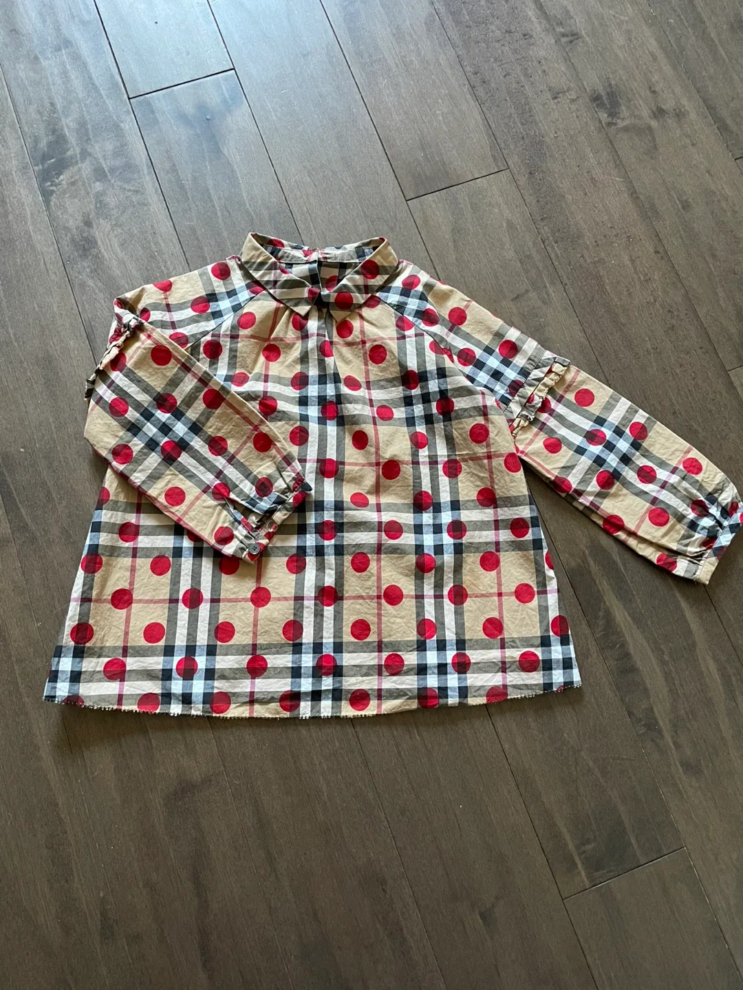 Burberry Children's Plaid Shirt Size 4Y image indicator(3)