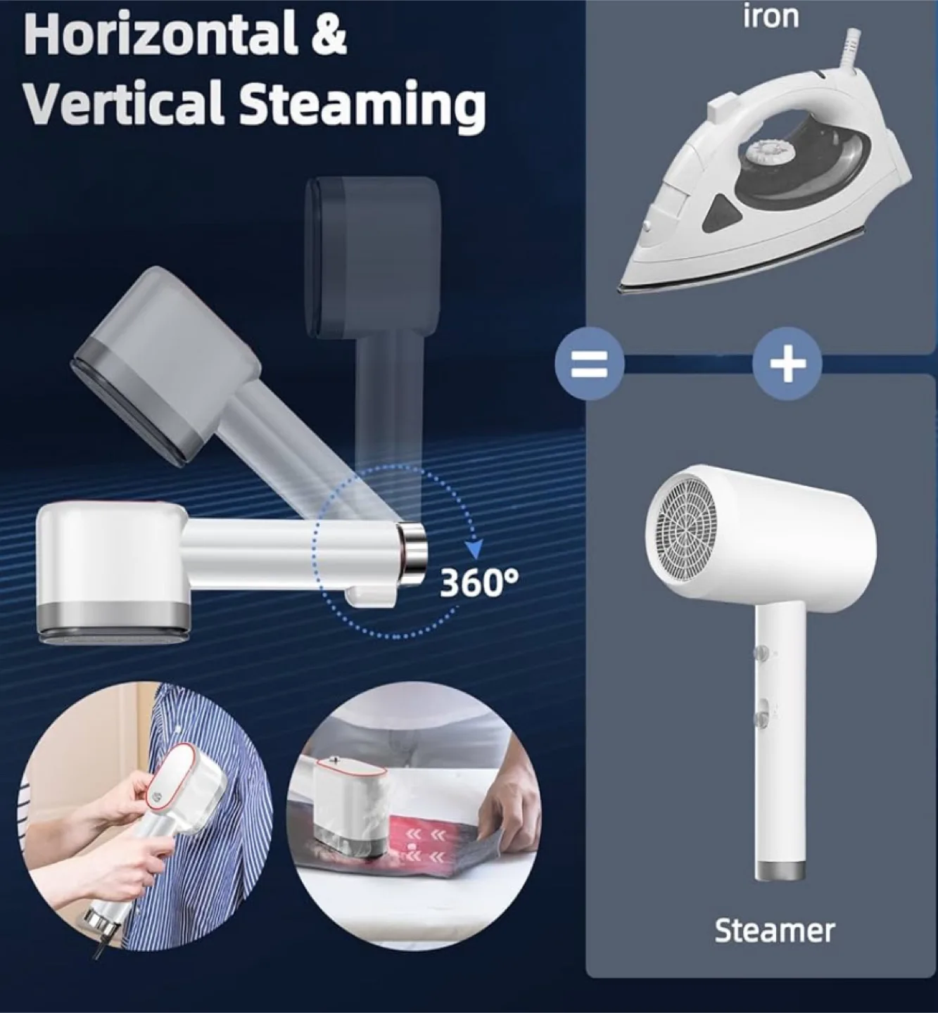 Handheld Clothes Steamer for Various Fabrics image indicator(4)