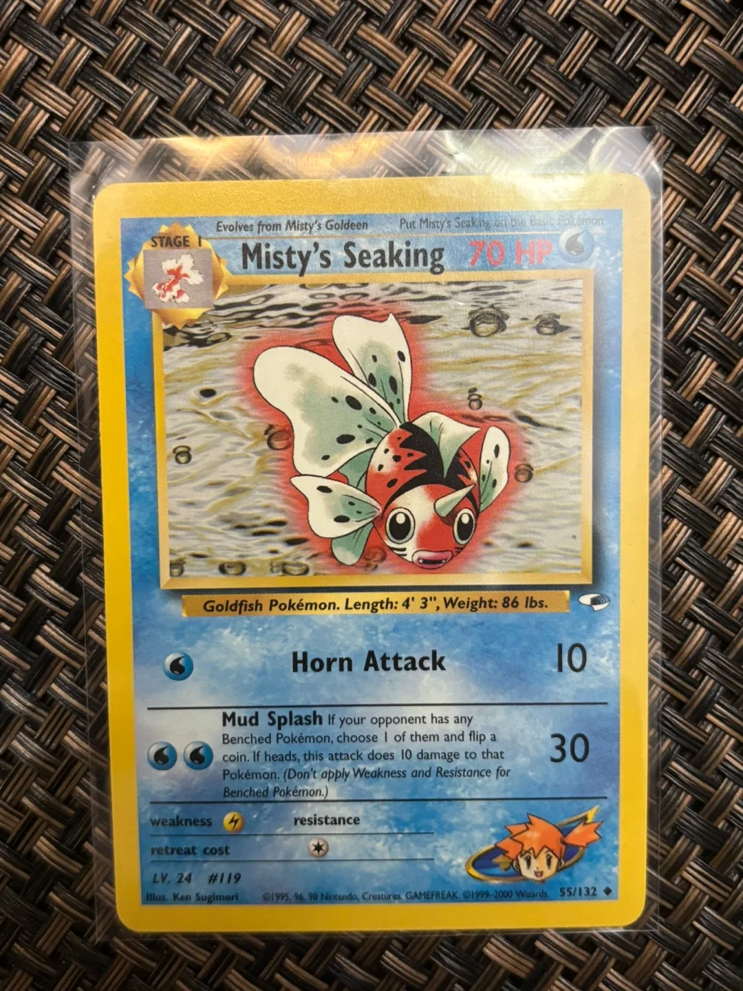Misty’s Seaking vintage Pokemon card thumbnail