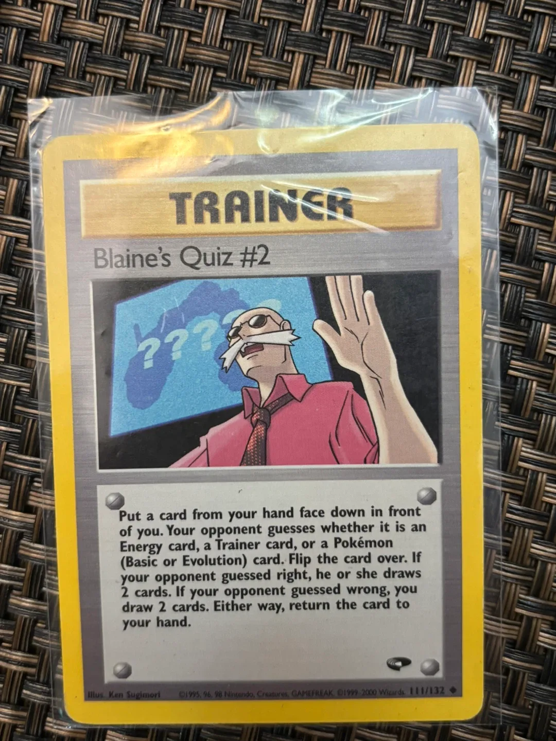 Blaine’s Quiz #2 vintage Pokemon card thumbnail