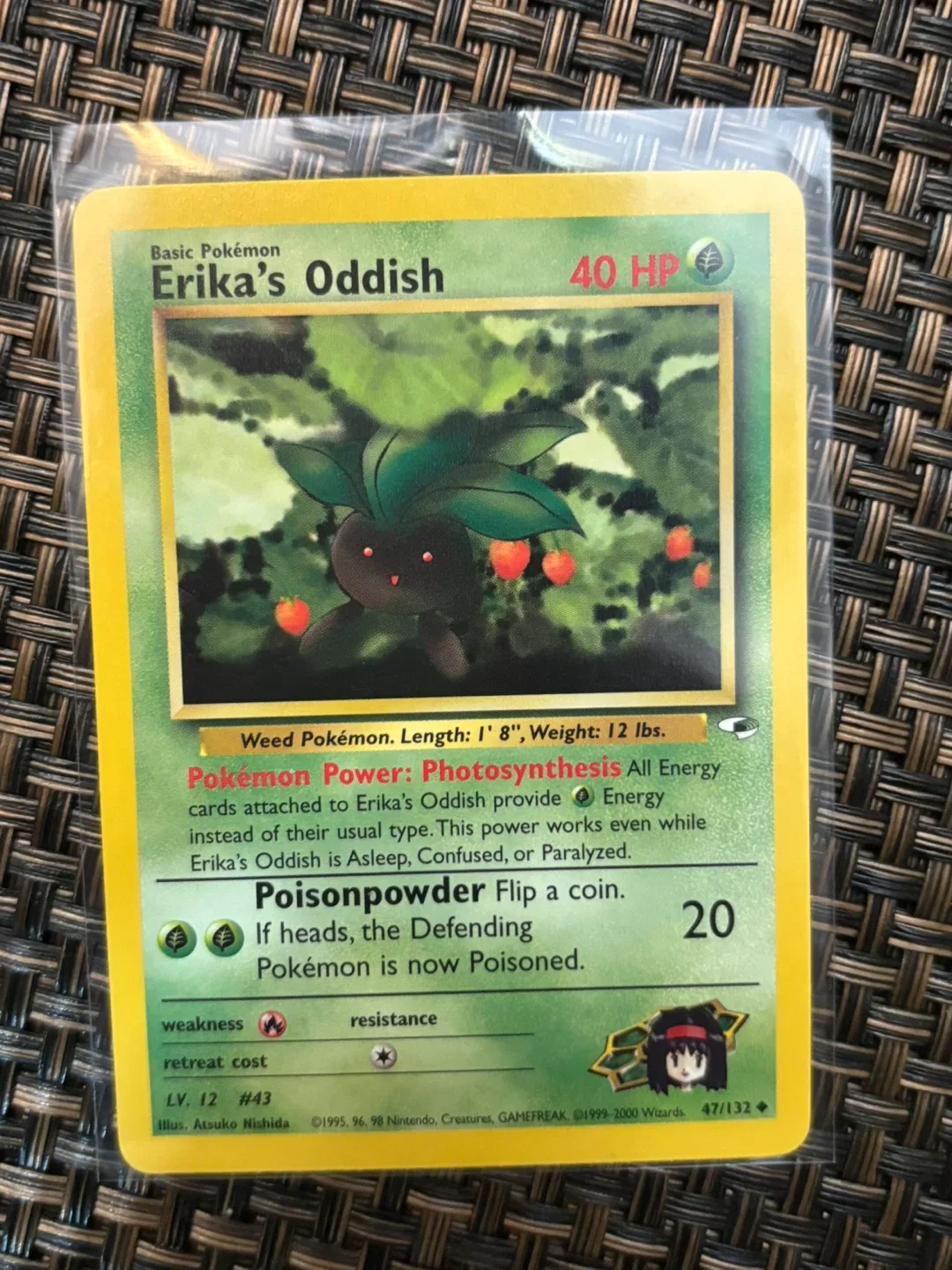 Erika’s Oddish vintage Pokemon card thumbnail