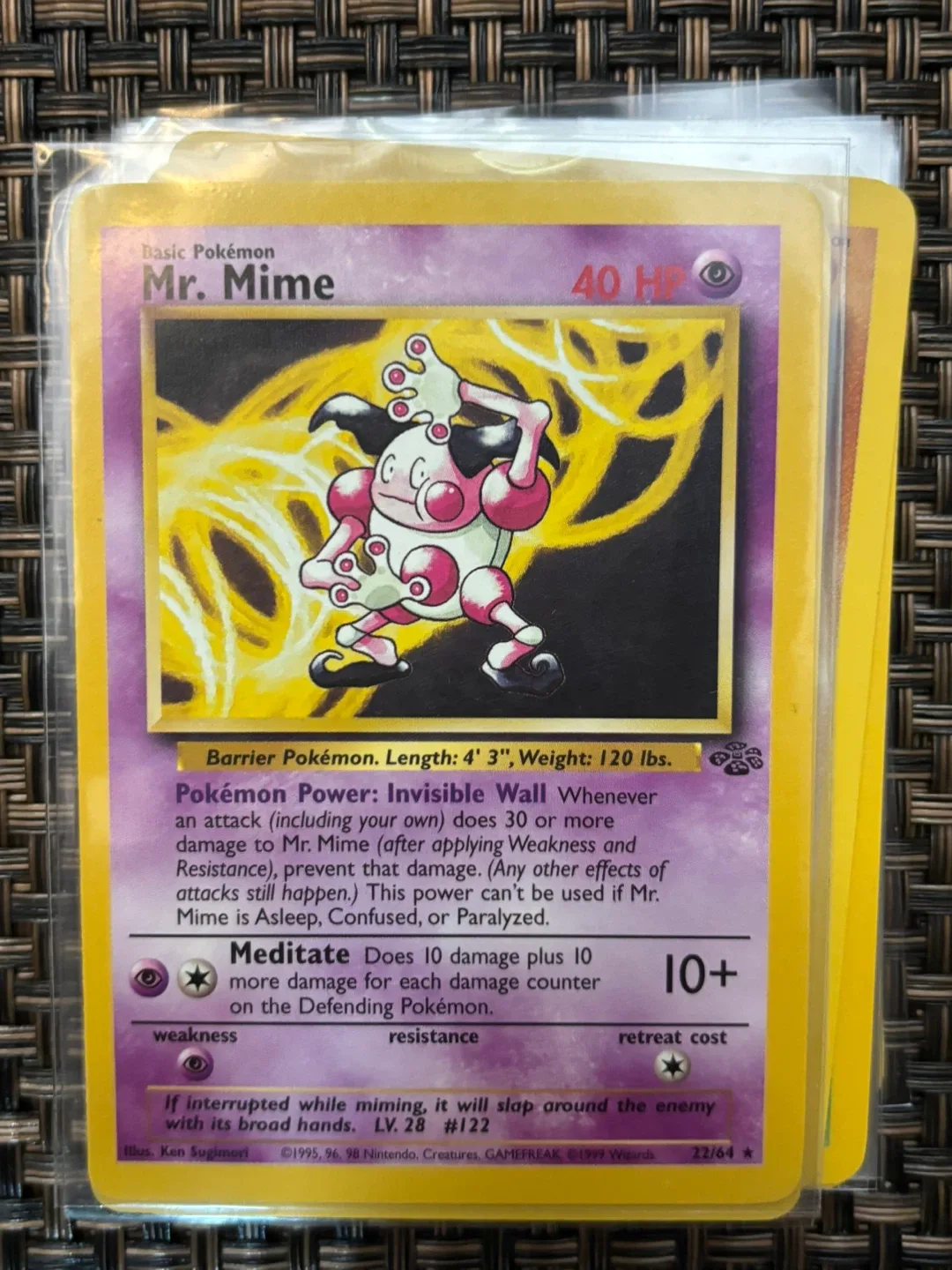 Mr. Mime vintage Pokemon card thumbnail
