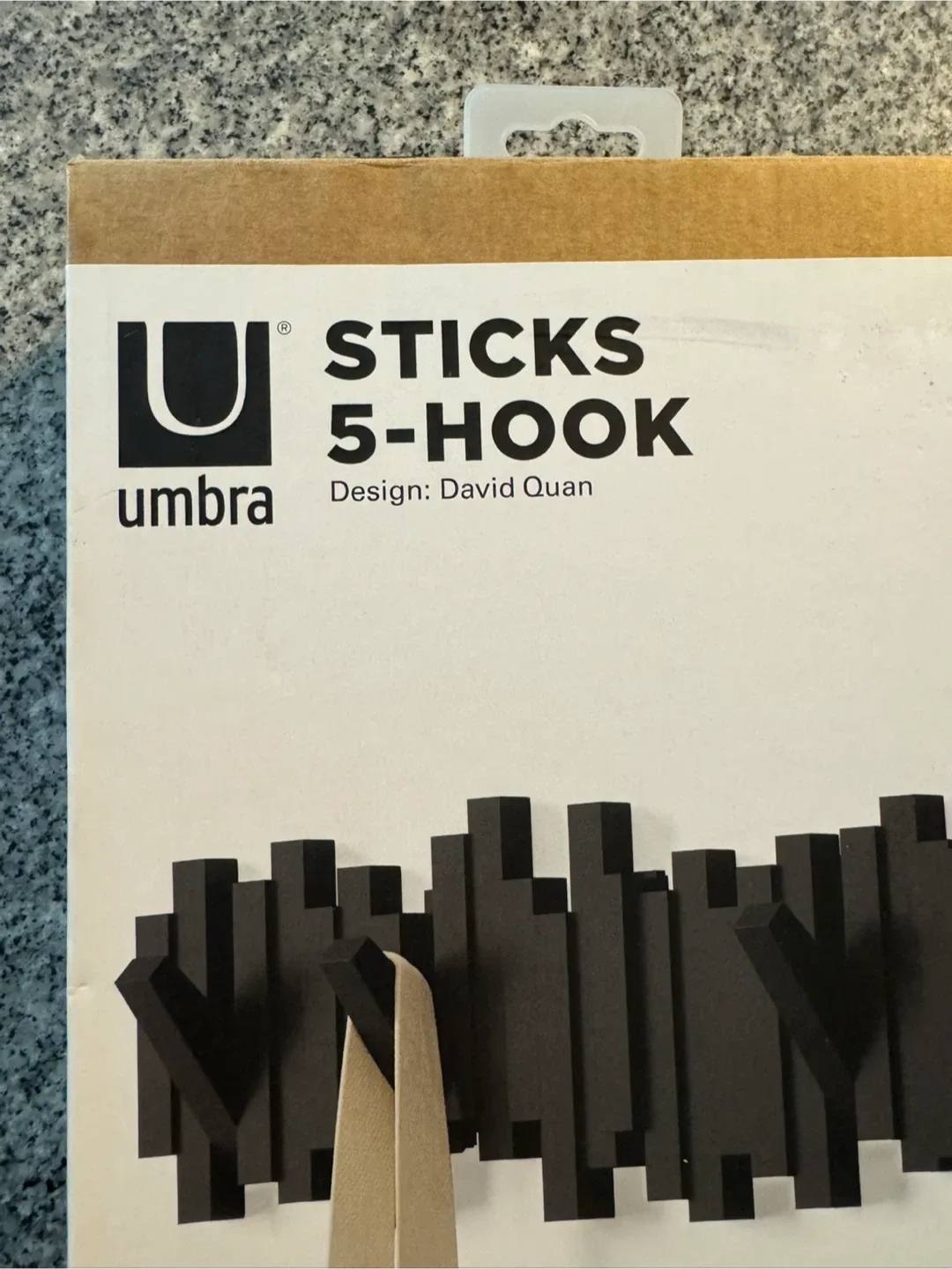 Umbra Sticks 5-Hook - Black
