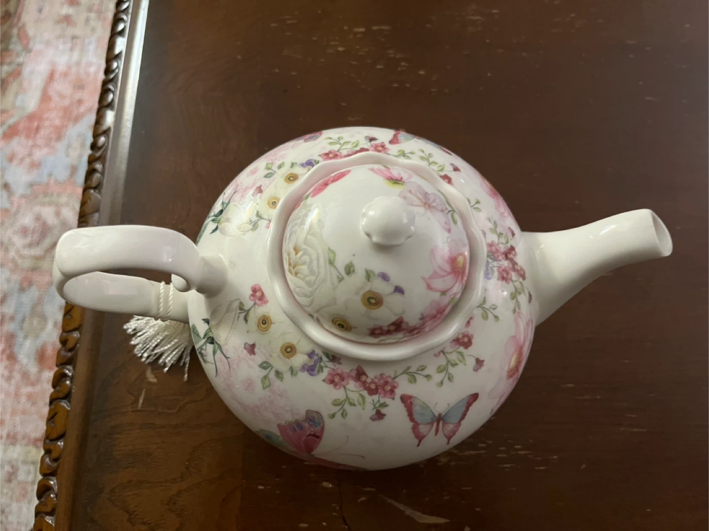 Floral Butterfly Tea Pot - photo 4