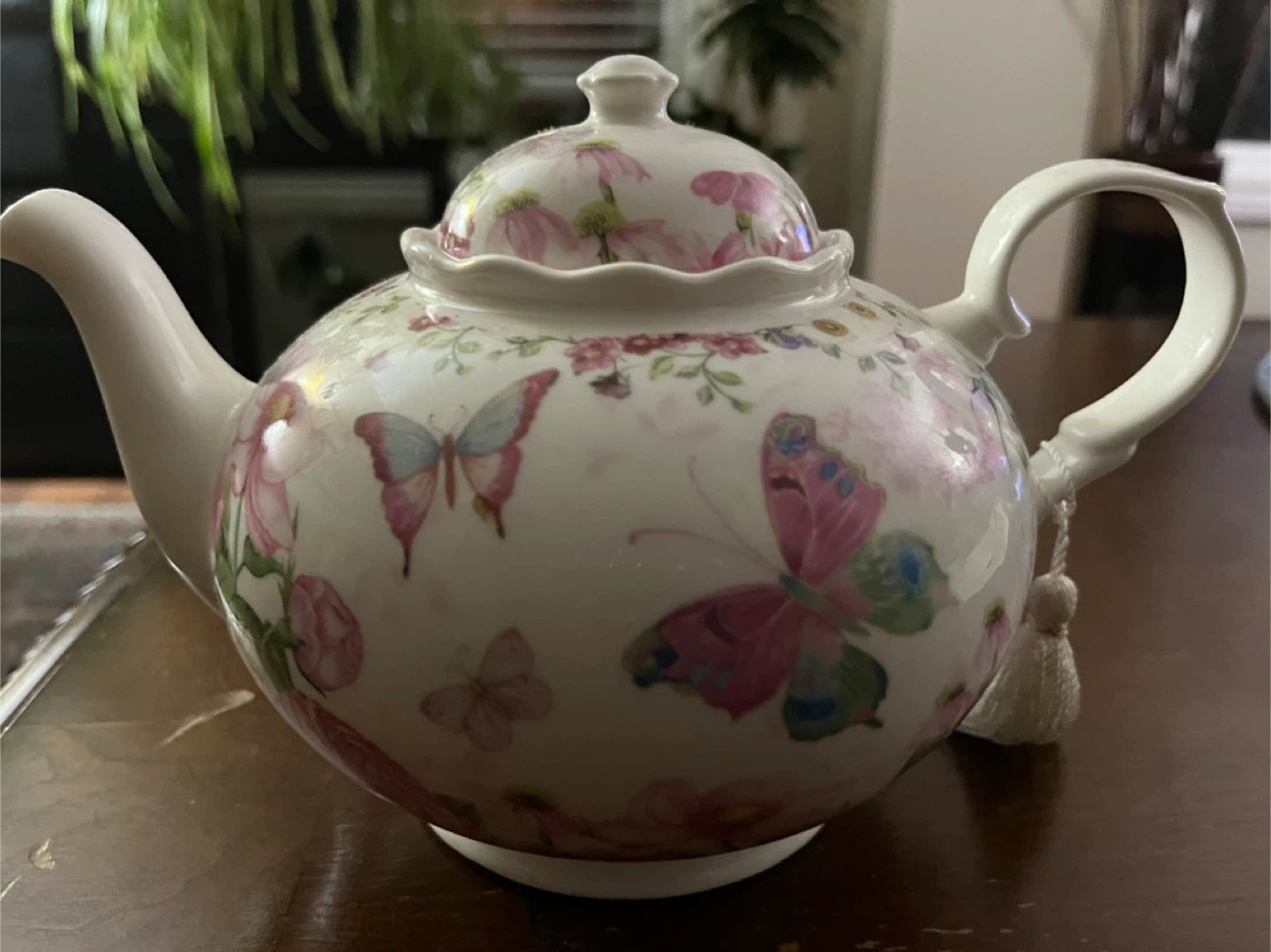 Floral Butterfly Tea Pot - photo 3