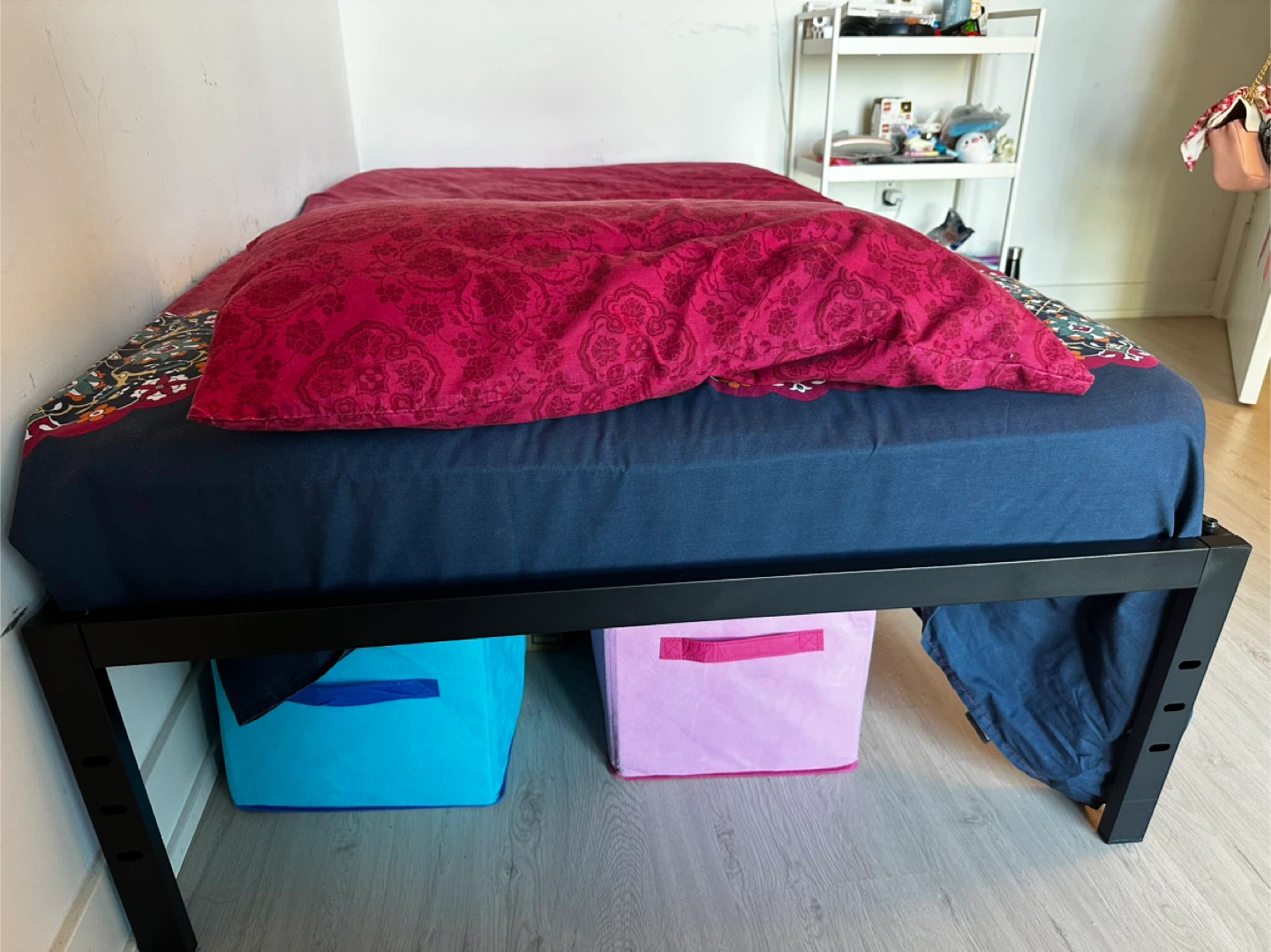 Twin Bed Frame and mattress - photo 3
