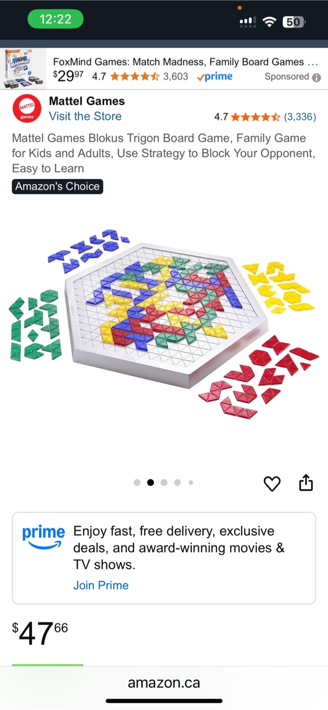 Blokus Trigon Board Game - Family Game - photo 2