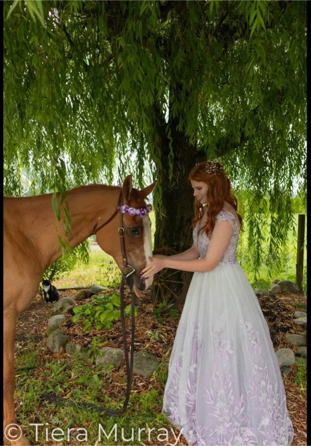 Lavender Floral Embellished Formal Dress image indicator(5)