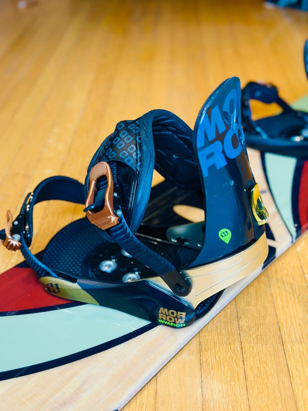 Lamar Blazer 149 snowboard with Morrow Invasion bindings image indicator(3)