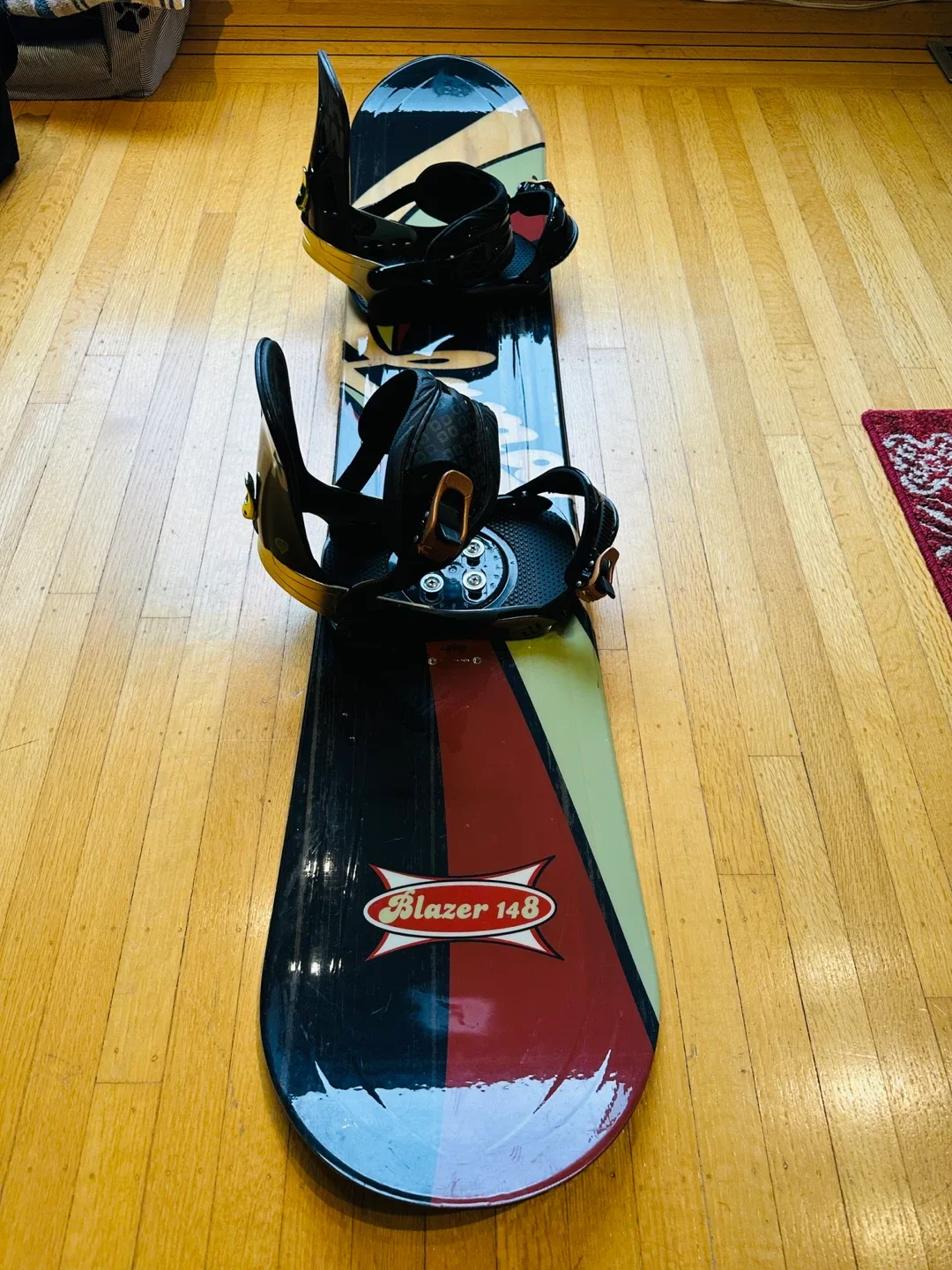Lamar Blazer 149 snowboard with Morrow Invasion bindings image indicator(7)