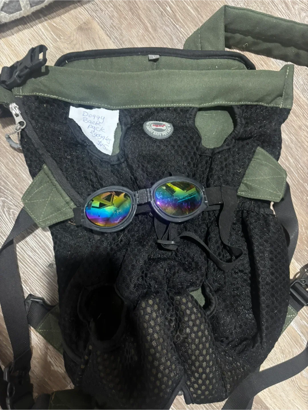 Doggy Back Pack & Doggles thumbnail