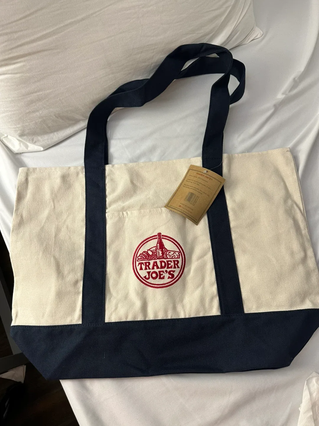 Trader Joe's Canvas Tote Bag - New with Tags thumbnail
